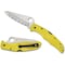 Spyderco 2024 Spyderco, Reveal V5, Pacific Salt 2, Serrated Edge, Yellow Frn SPY-C91SYL2 - alternate 1